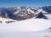 Blick über das Kaunertal und den See