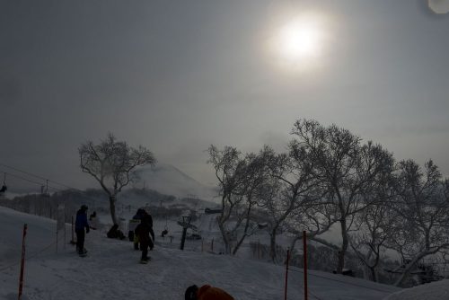 Mt.Yotei im Dunst