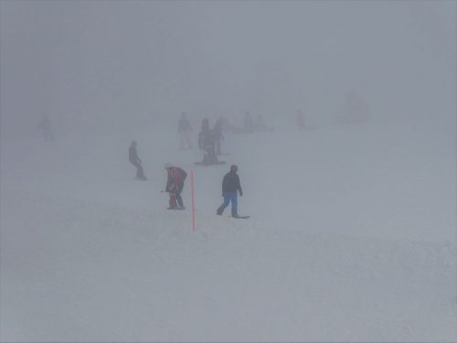 Trotz Nebel wurde es voller