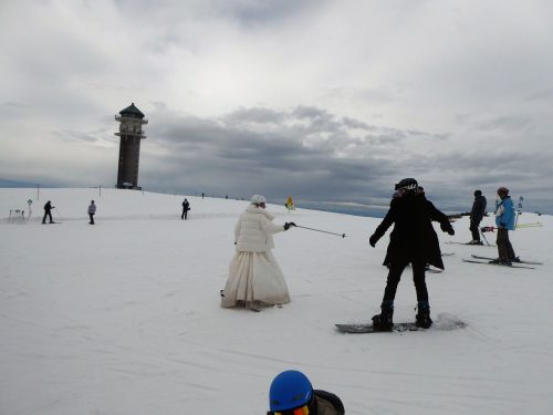 Unter die Haube, auf der Piste